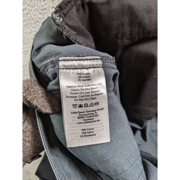 Eddie Bauer First Ascent Pants Womens 12 Cargo Cotton Nylon Stretch Bluish Gray - Picture 4 of 16